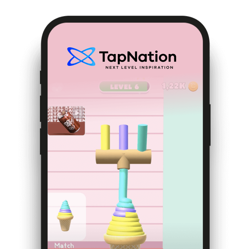 Mockup of tapnation's game